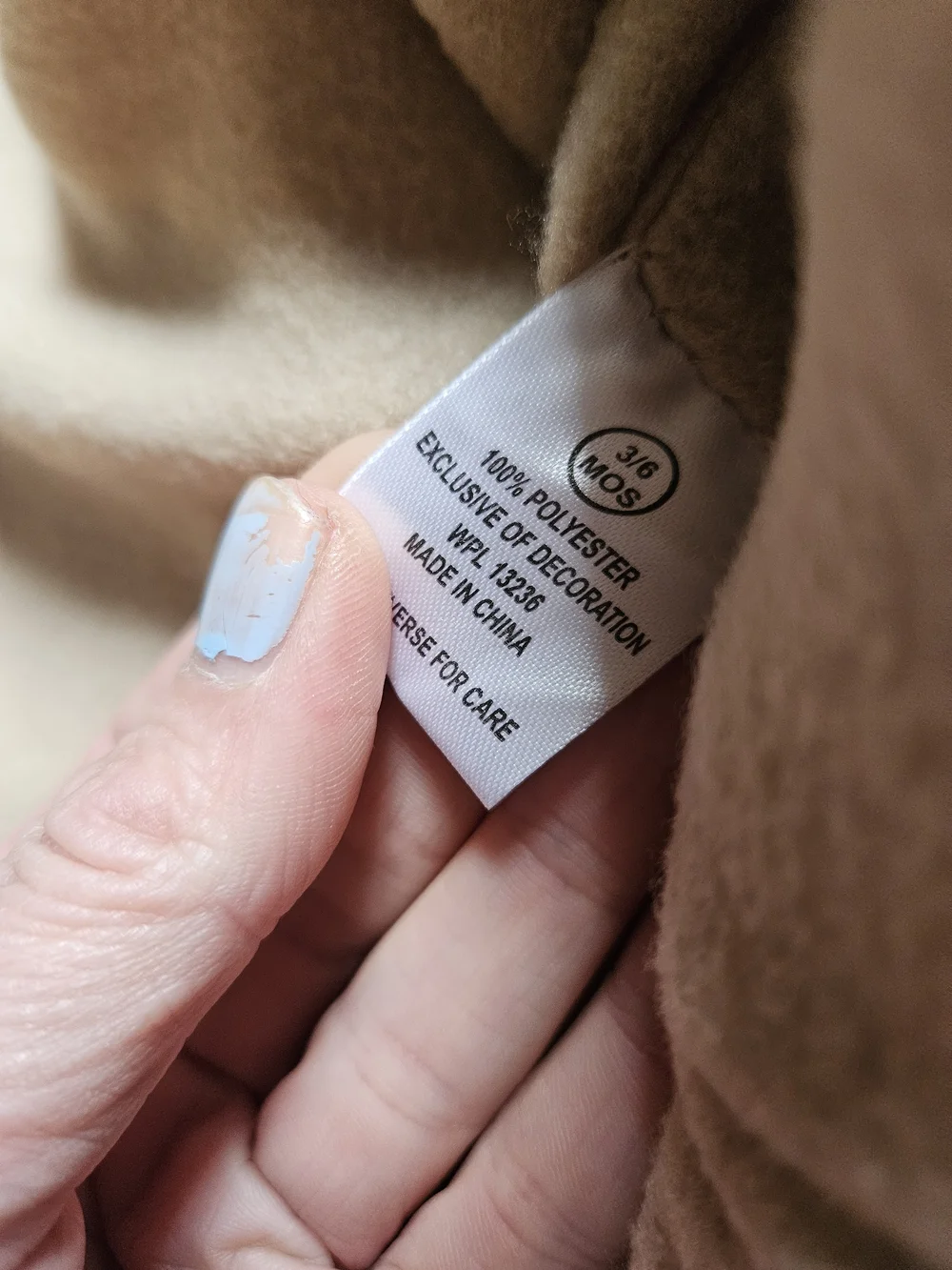 Cozy Monkey Teddy Bodysuit Snowsuit One-Piece.